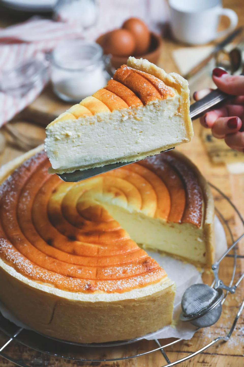 {Käsekuchen, der legendäre Elsässer Käsekuchen}